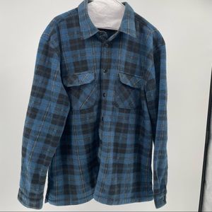 Weatherproof Men’s Blue Plaid Shirt